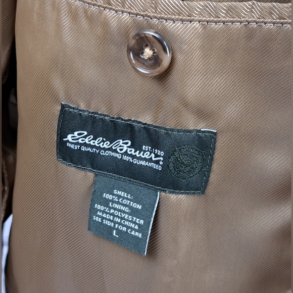Eddie Bauer Men's Corduroy Jacket Blazer Golden Country Large Fits like XL 46R - Picture 4 of 16